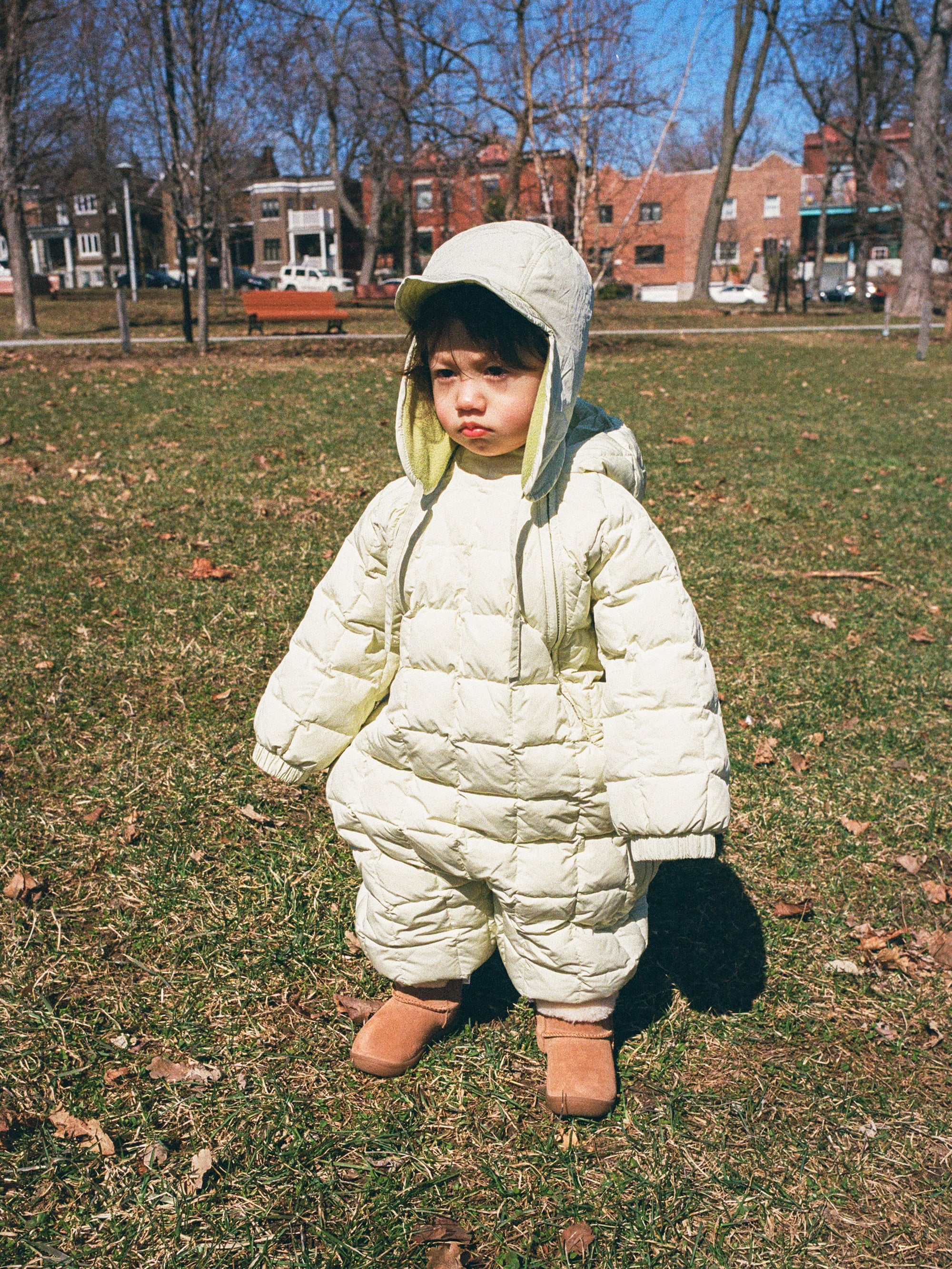 Lightweight padded jumpsuit - Pink [EARTH THE ARCHIVE] (26AW)
