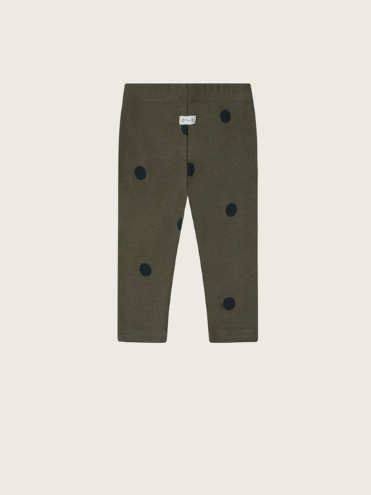 OLIVE DOTS LEGGINGS [organic zoo] (23AW)