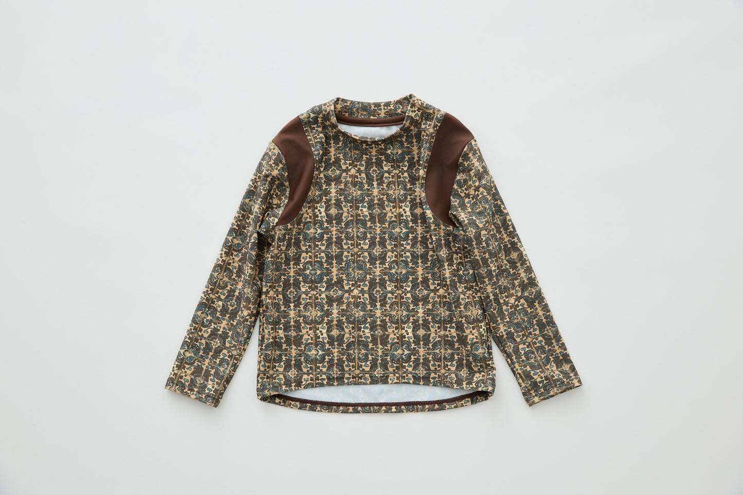 Old Tile Pattern Rush Guard UNISEX [eLfinFolk] (26SS)