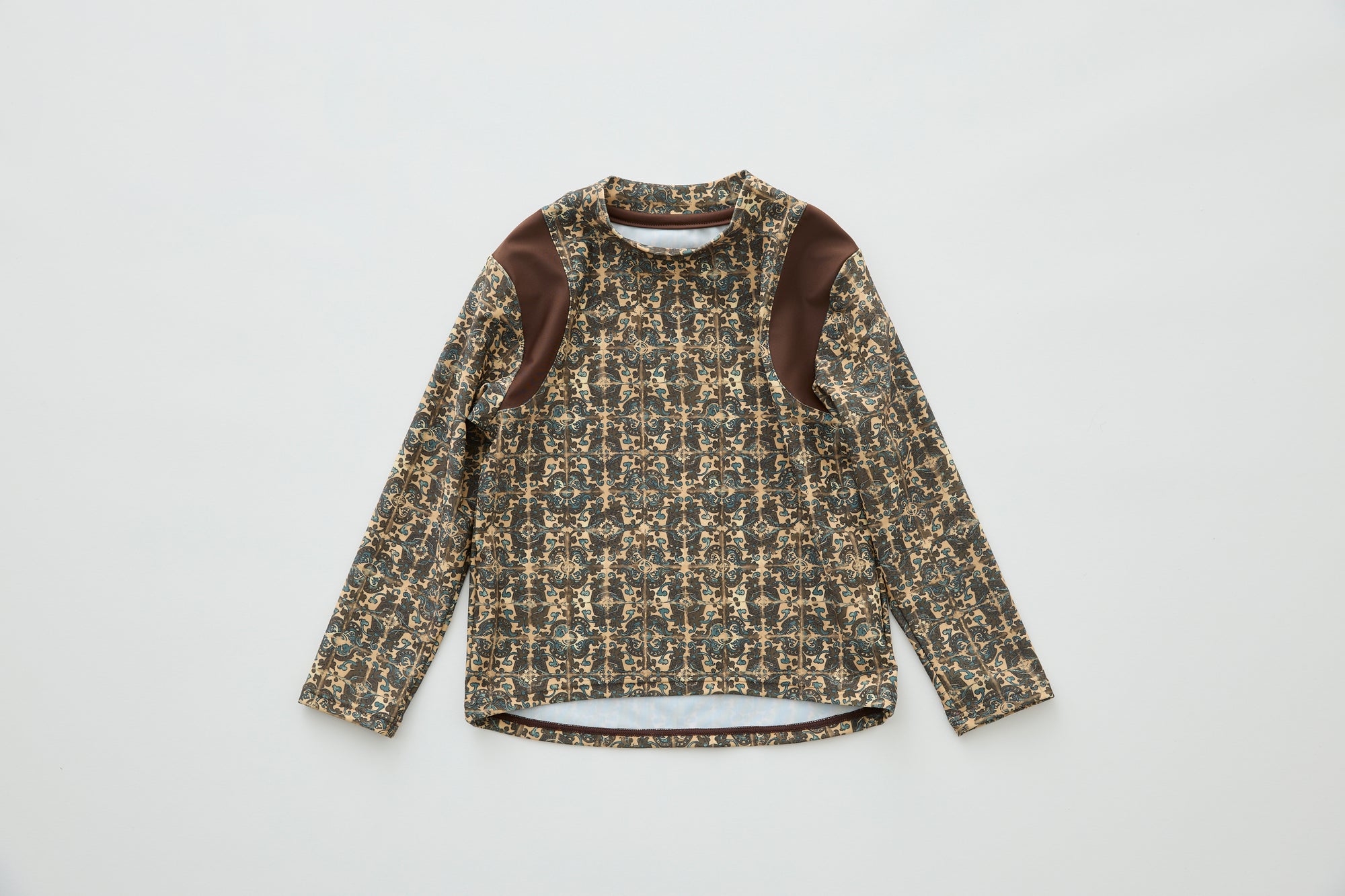 Old Tile Pattern Rush Guard UNISEX [eLfinFolk] (26SS)