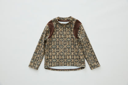 Old Tile Pattern Rush Guard UNISEX [eLfinFolk] (26SS)
