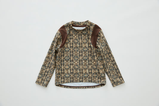 Old Tile Pattern Rush Guard UNISEX [eLfinFolk] (26SS)