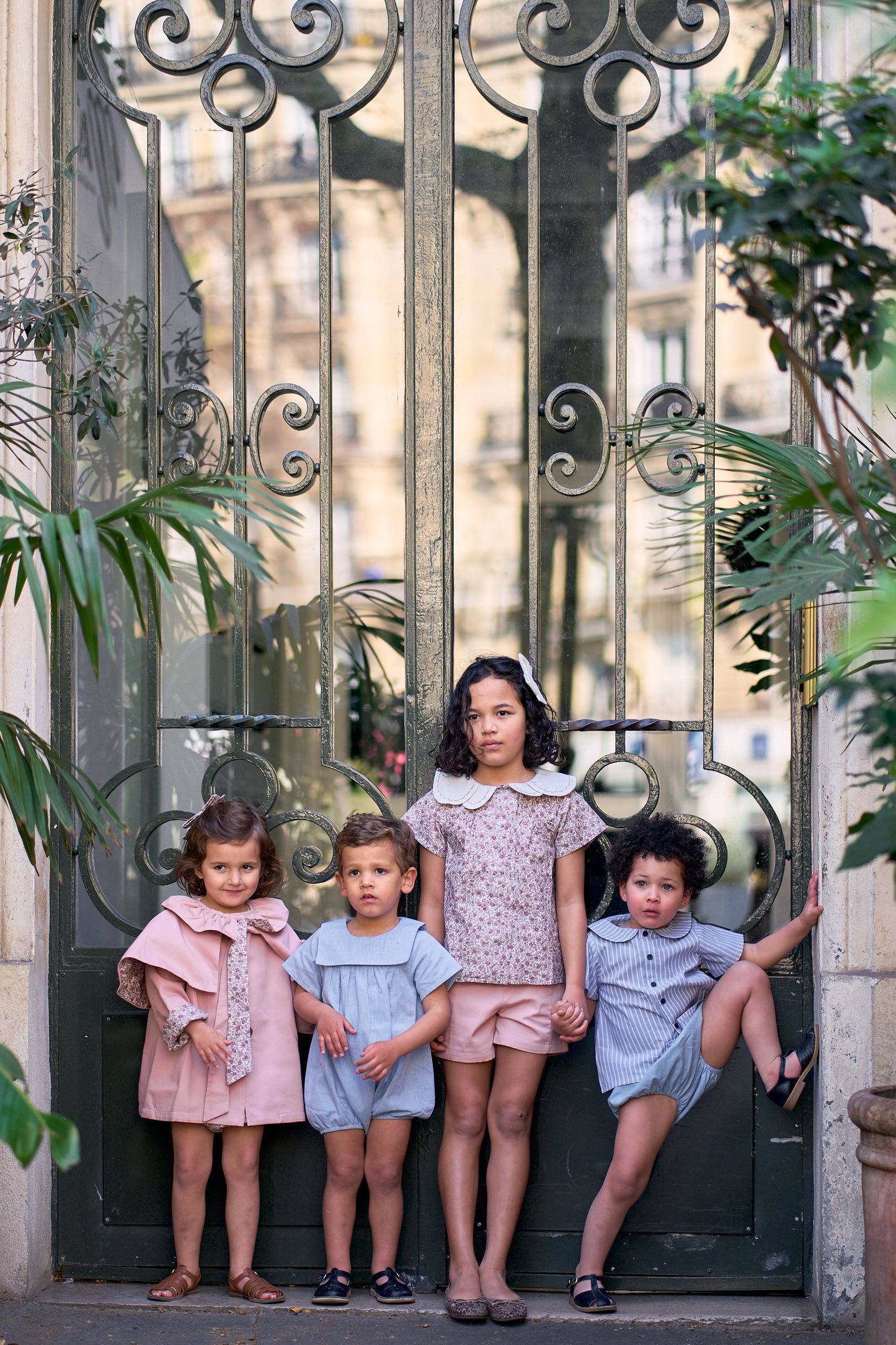 Blouse NOLLET - pink flowers [Maison Marelle] (26SS)