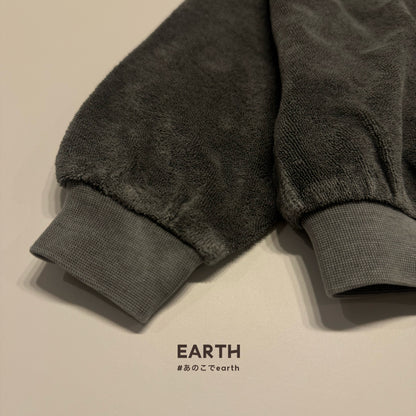 [EARTH] Volume sweatshirts / charcoal