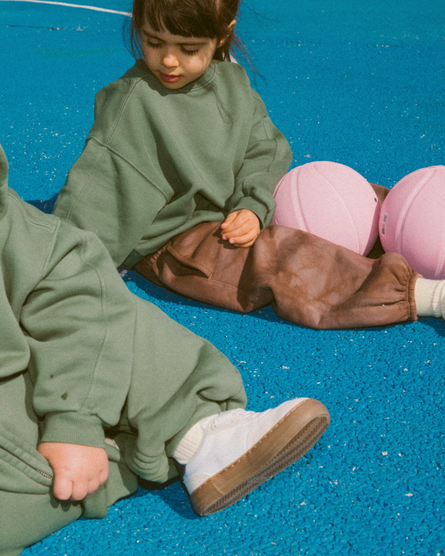 Organic French terry bottom - Brown Tie Dye [EARTH THE ARCHIVE] (26AW)