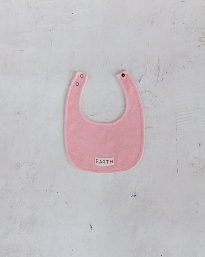 Organic Bib - Pink [EARTH THE ARCHIVE] (26AW)