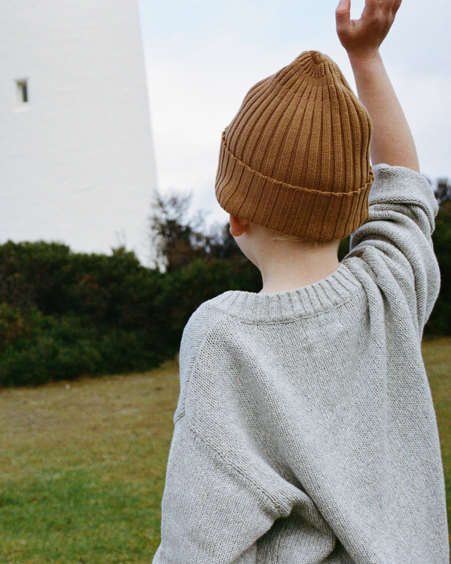 Ribbed Pixie Beanie - Toast [GROWN](25KIDS CLUB)