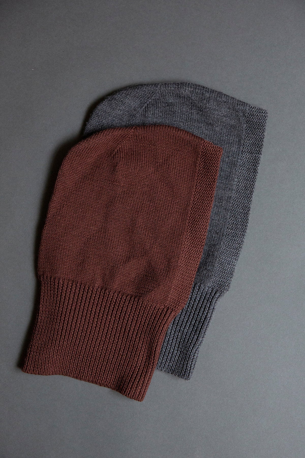 Merino Balaclava - Burgundy [Façade](26AW)drop1