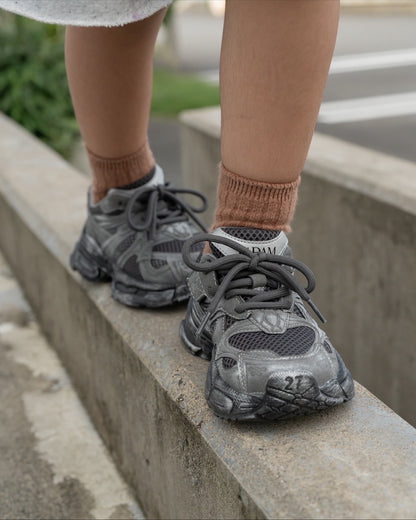 Vintage wolf sneaker - Midnight Black [PADAM] (25AW)