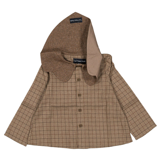 【オーダー会】 Shirt OPERA - brown tiles [Maison Marelle](25AW Drop1) 【2025年12月中旬以降発送予定】