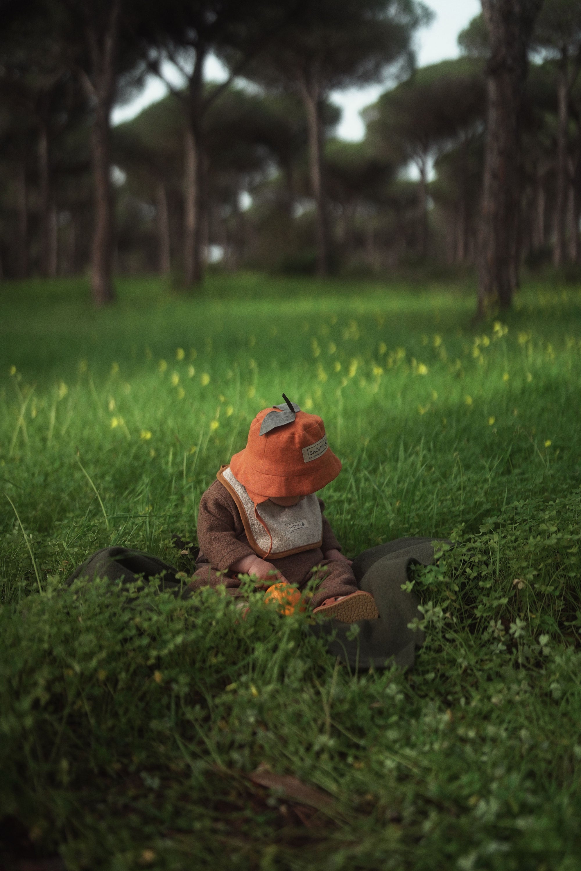 【オーダー会】'TANGERINE' LINEN FRUITS HAT [SHOMKA] 【2026年5月下旬以降順次発送】
