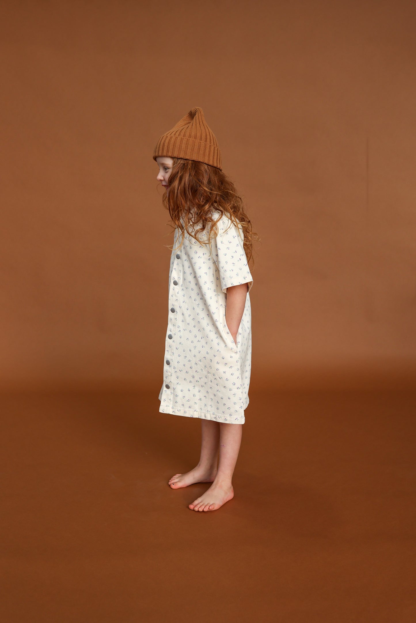 Ribbed Pixie Beanie - Toast [GROWN](25KIDS CLUB)