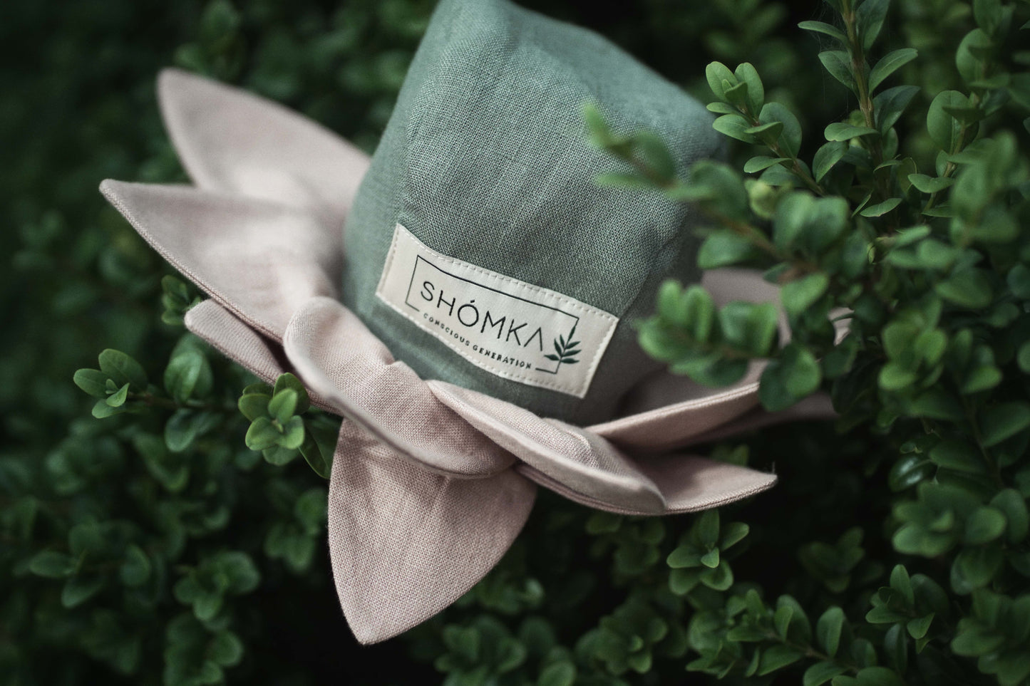 【オーダー会】'MAGNOLIA' LINEN FLOWER BONNET [SHOMKA] 【2026年4月中旬以降順次発送】