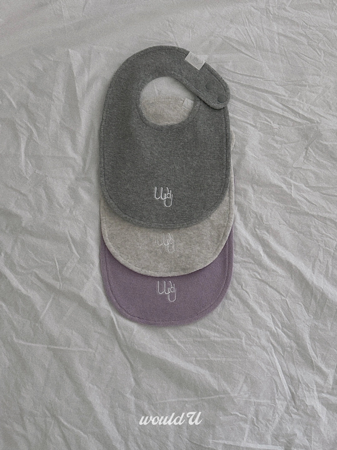 【オーダー会】cloud terry bibs [wouldU]【2025年10月中旬以降順次お届け予定】