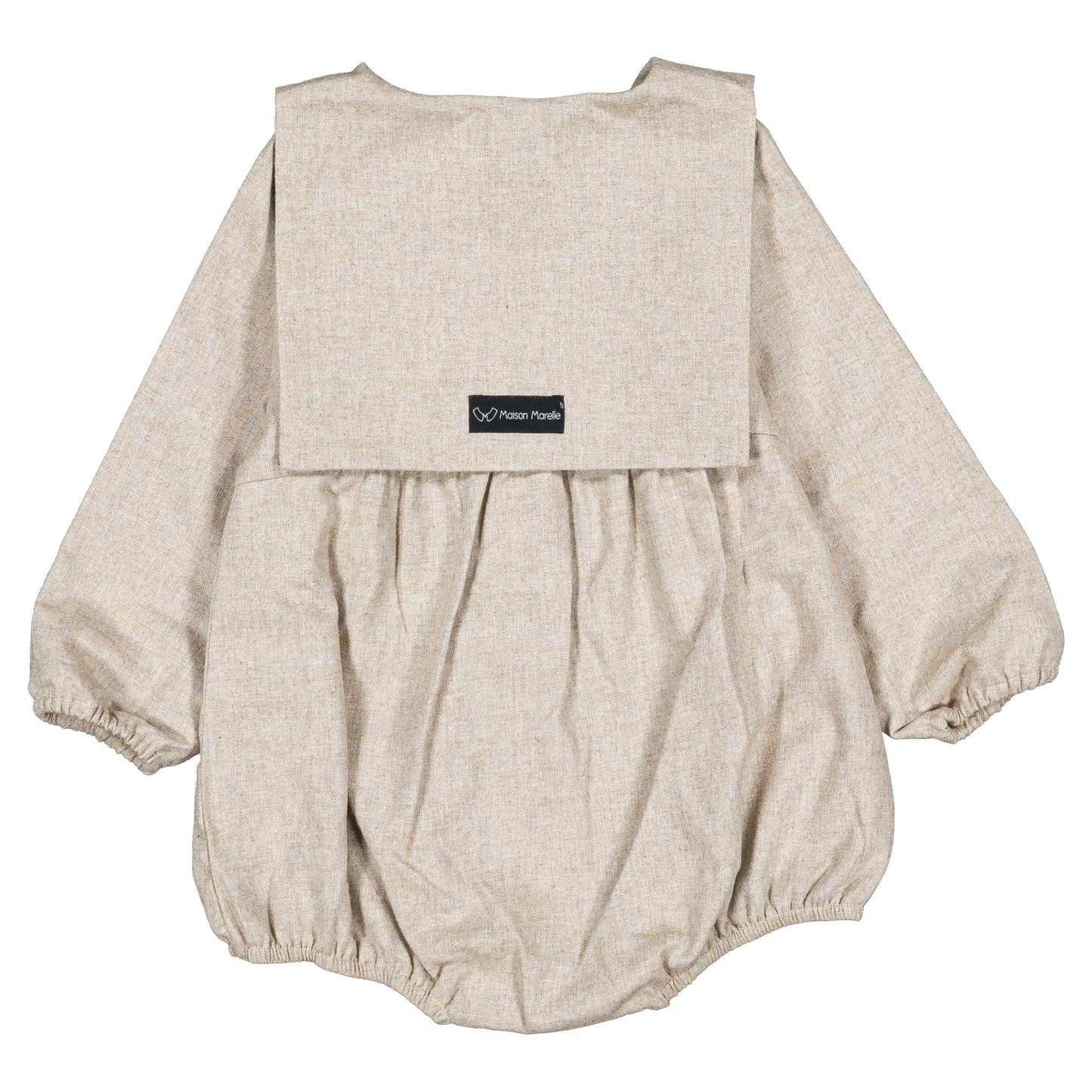 【オーダー会】 Romper ALMA - flannel beige [Maison Marelle](25AW Drop1) 【2025年12月中旬以降発送予定】