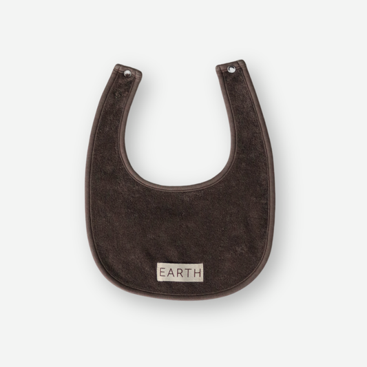 Organic Bib - Brown [EARTH THE ARCHIVE] (26AW)