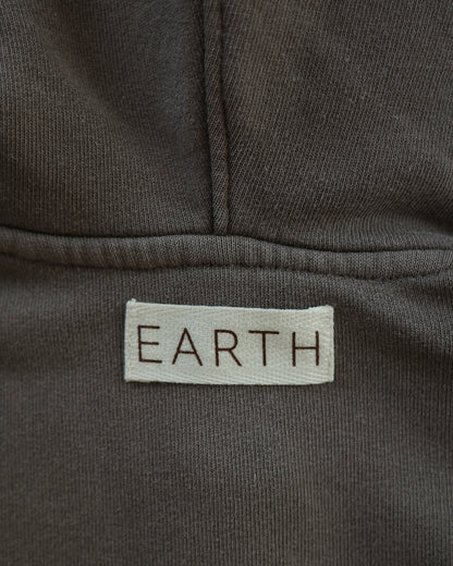 Organic French terry suit - Brown [EARTH THE ARCHIVE] (26AW)