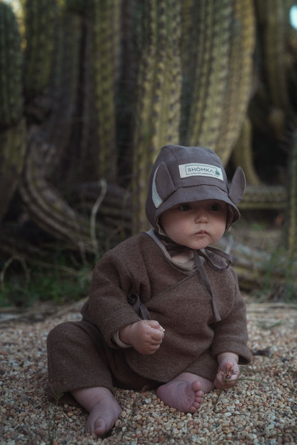【オーダー会】'CAMEL' LINEN BONNET [SHOMKA] 【2026年4月中旬以降順次発送】