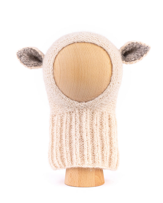 【オーダー会】 Fairy Balaclava Alpaca & Silk - Creme  [GANG OF KIDS / ギャングオブキッズ] 【2025年11月中旬頃発送予定】