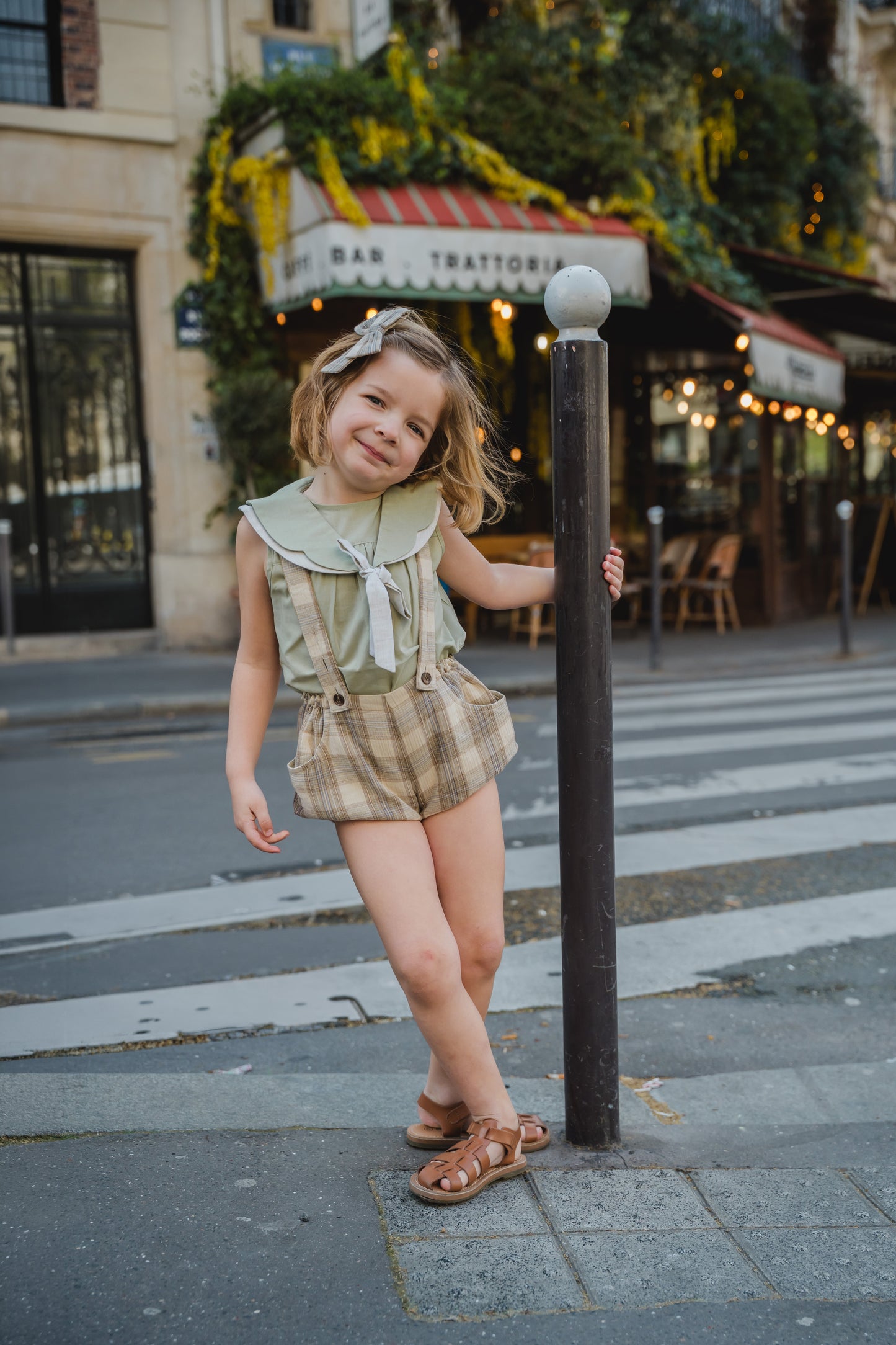 Blouse BERRI - green tea [Maison Marelle] (26SS)