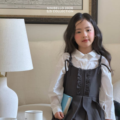 【予約販売】Vanilla cotton shirt [NINIBELLO] (26SS)【2026年2月下旬以降順次発送】