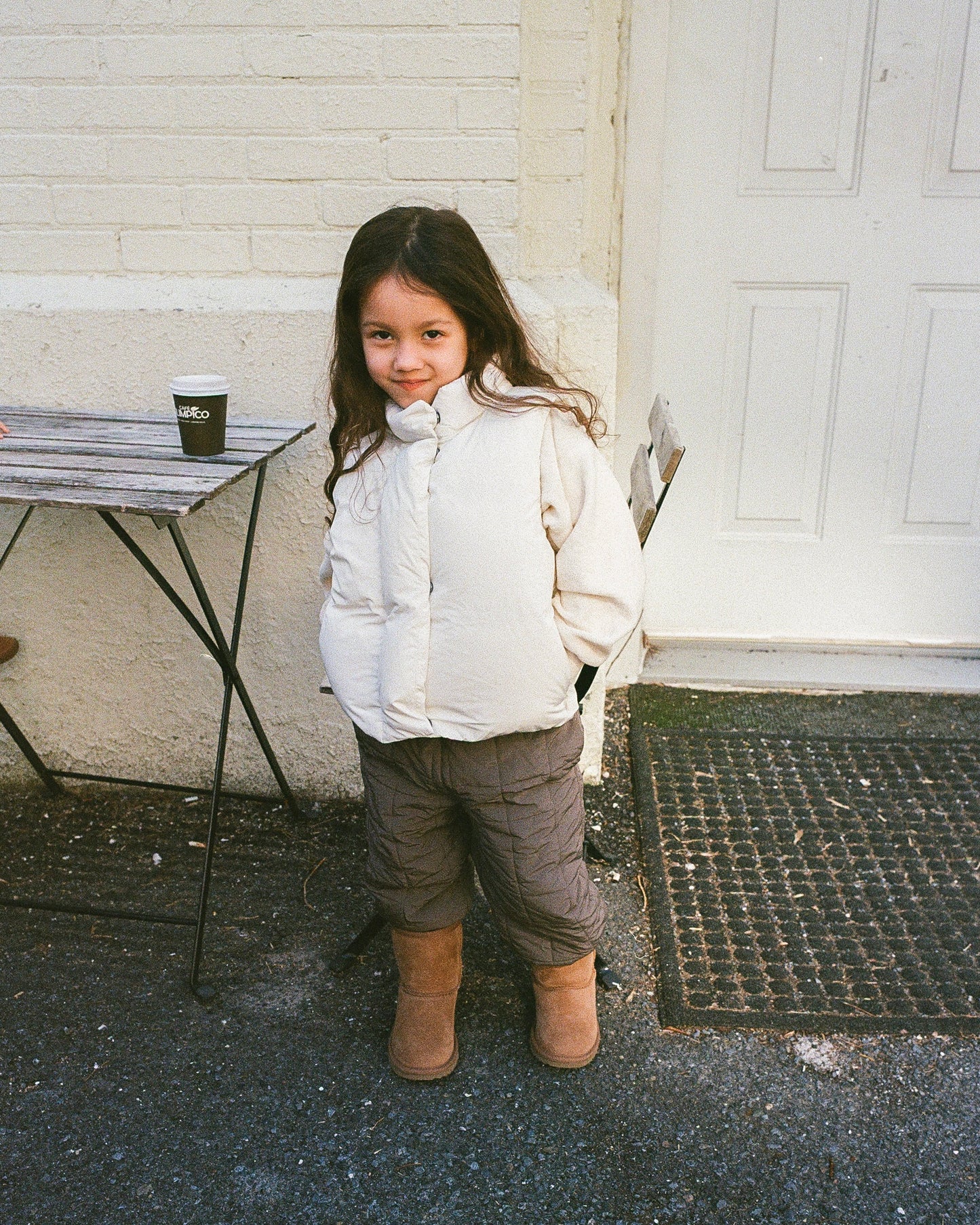 Padded vest - Brown [EARTH THE ARCHIVE] (26AW)