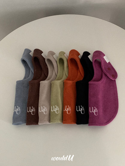 【オーダー会】cloud terry bibs [wouldU]【2025年11月下旬以降順次お届け予定】