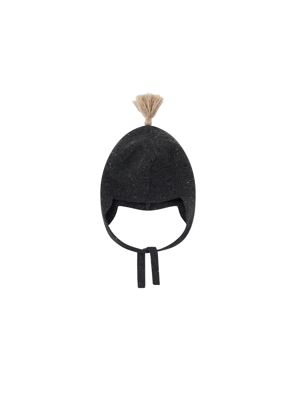 Charcoal contrast Tassel Hat [Organic Zoo](26AW)drop1