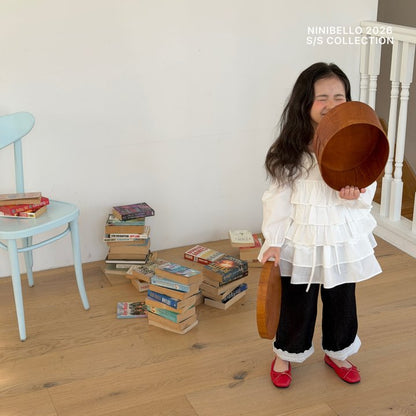 【予約販売】Bubble Cancan Blouse [NINIBELLO] (26SS)【2026年2月下旬以降順次発送】