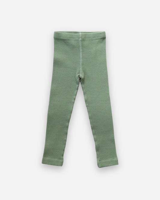 Ribbed pants - Green [EARTH THE ARCHIVE] (26AW)