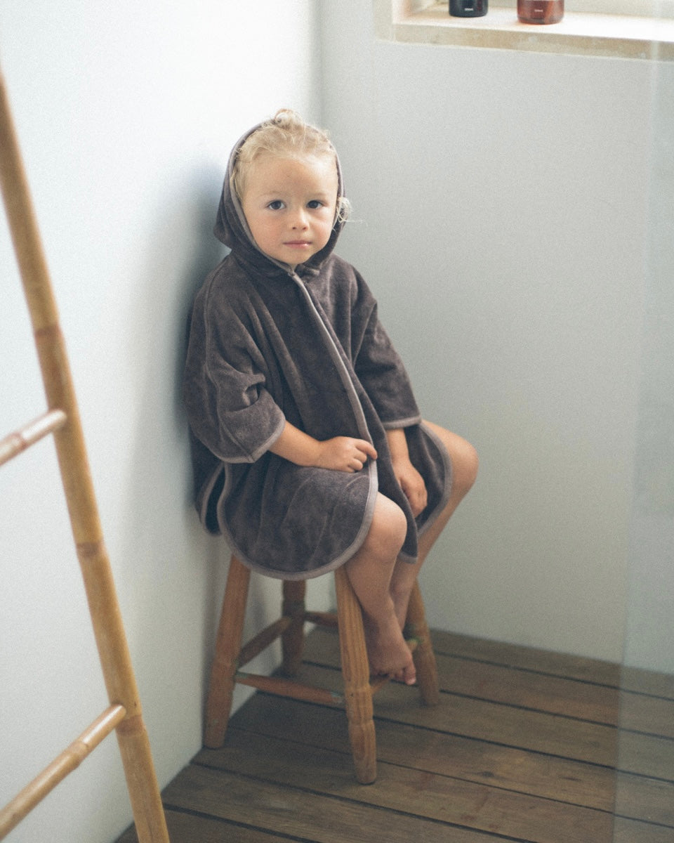 Towel Poncho - Ecru Cream [EARTH THE ARCHIVE] (26AW)