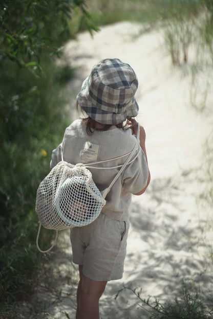 【オーダー会】'NO EARS' LINEN HAT [SHOMKA] 【2026年4月中旬以降順次発送】