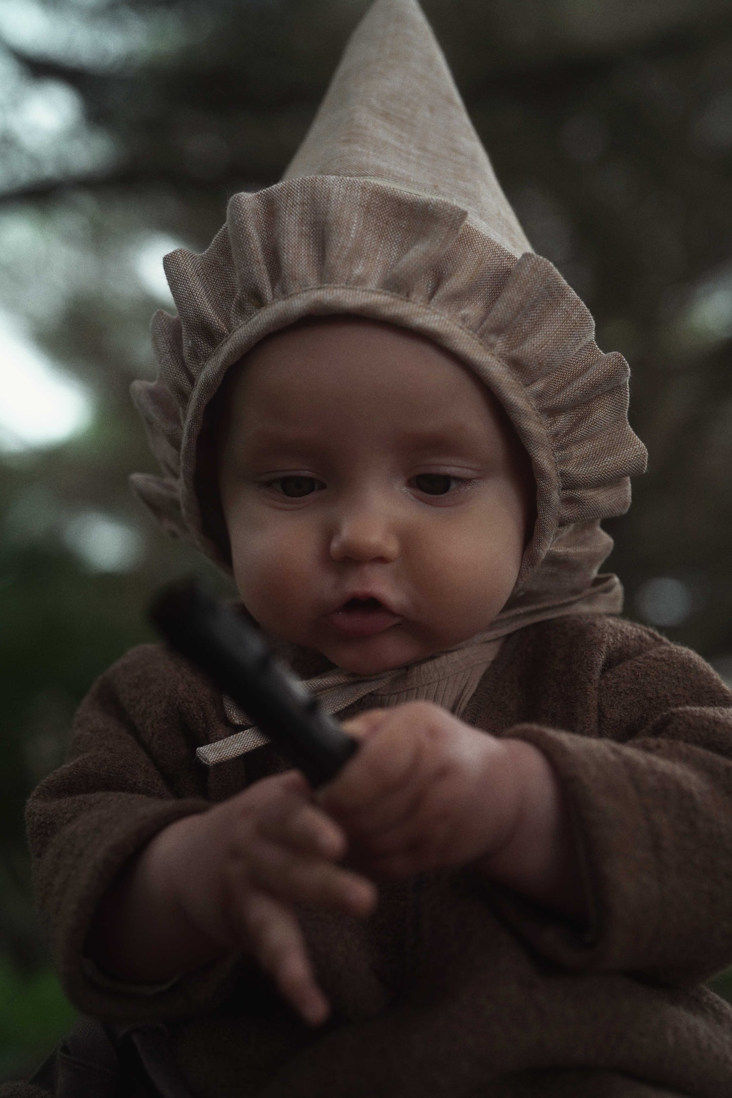 【オーダー会】LINEN PIXIE BONNET [SHOMKA] 【2026年4月中旬以降順次発送】