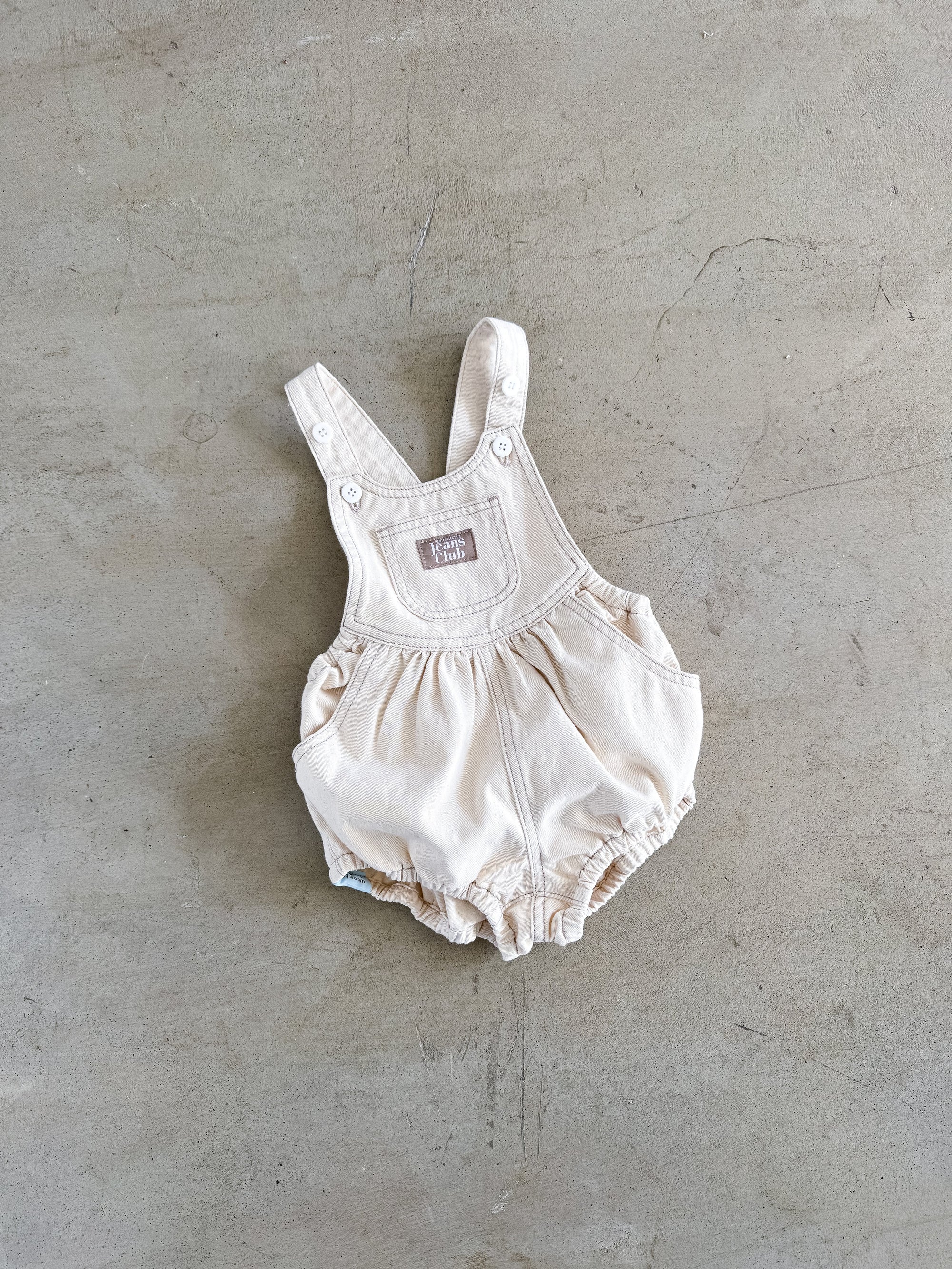 Bowie Bubble Romper - New Natural [Twin Collective]