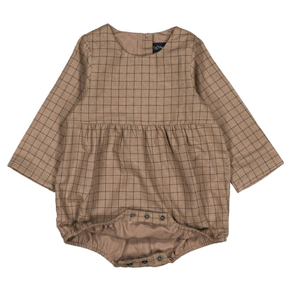 【オーダー会】 Romper BOURSE - brown tiles [Maison Marelle](25AW Drop1) 【2025年12月中旬以降発送予定】