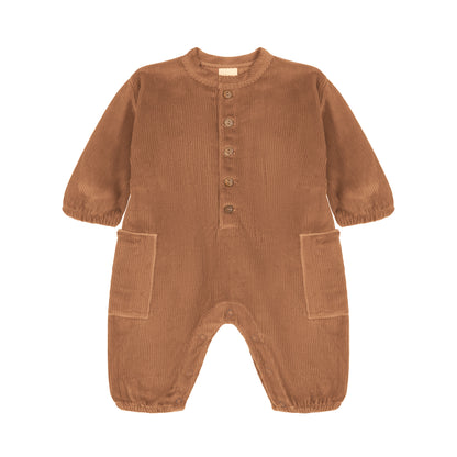 [STUDIO BOHEME] CORDUROY BIG PAPI JUMPSUIT / GLAZED GINGER