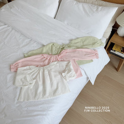 【予約販売】Blossom Blouse [NINIBELLO] (26SS)【2026年2月下旬以降順次発送】