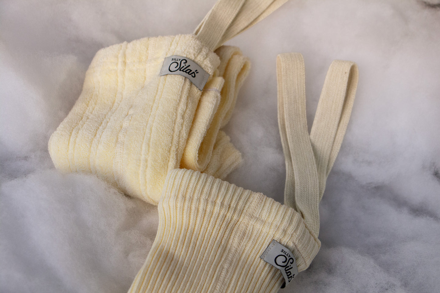 Hippy Footless Tights With Braces - Lemon Icing [SILLY Silas (Heavenly Collection)]