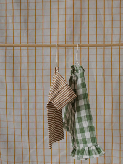 Dill Gingham Frill Culottes [organic zoo] (26SS)