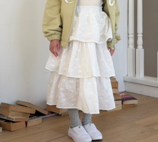 【予約販売】Cupcake long skirt [NINIBELLO] (26SS)【2026年2月下旬以降順次発送】