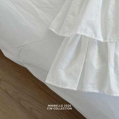 【予約販売】Cupcake long skirt [NINIBELLO] (26SS)【2026年2月下旬以降順次発送】