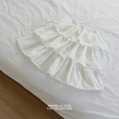 【予約販売】Cupcake long skirt [NINIBELLO] (26SS)【2026年2月下旬以降順次発送】