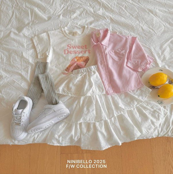 【予約販売】Cupcake long skirt [NINIBELLO] (26SS)【2026年2月下旬以降順次発送】