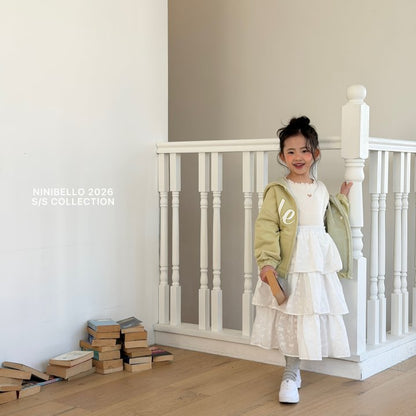 【予約販売】Cupcake long skirt [NINIBELLO] (26SS)【2026年2月下旬以降順次発送】