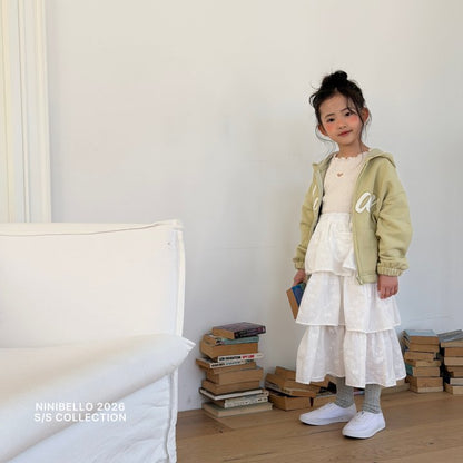 【予約販売】Cupcake long skirt [NINIBELLO] (26SS)【2026年2月下旬以降順次発送】