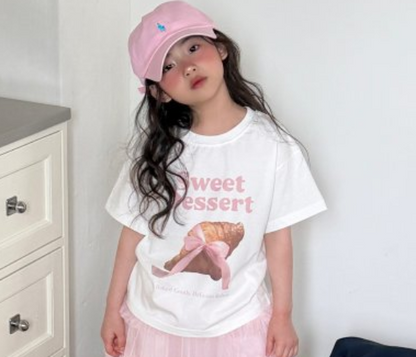 【予約販売】Dessert short-sleeved T-shirt [NINIBELLO] (26SS)【2026年2月下旬以降順次発送】