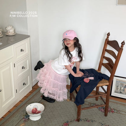 【予約販売】Dessert short-sleeved T-shirt [NINIBELLO] (26SS)【2026年2月下旬以降順次発送】