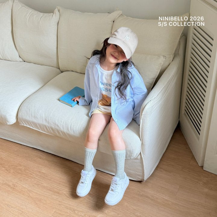 【予約販売】Dessert short-sleeved T-shirt [NINIBELLO] (26SS)【2026年2月下旬以降順次発送】