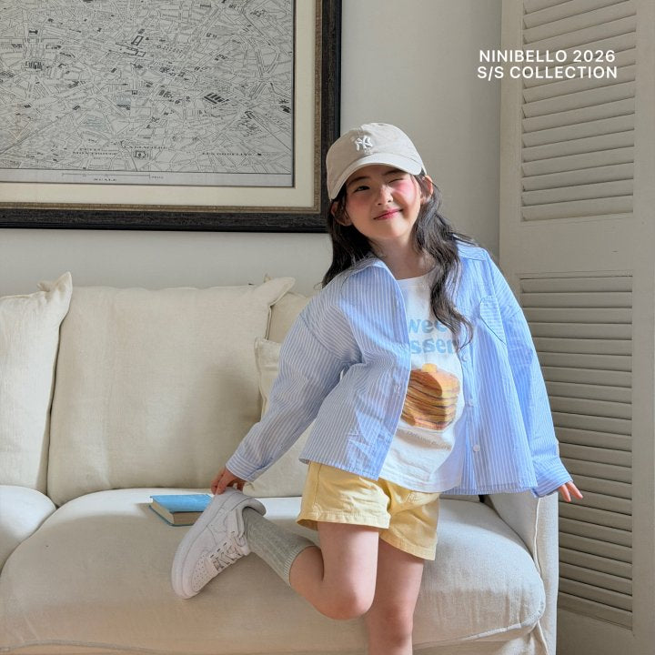 【予約販売】Dessert short-sleeved T-shirt [NINIBELLO] (26SS)【2026年2月下旬以降順次発送】