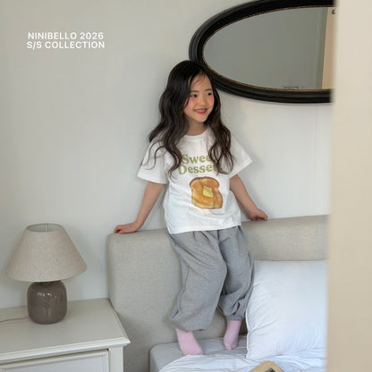 【予約販売】Dessert short-sleeved T-shirt [NINIBELLO] (26SS)【2026年2月下旬以降順次発送】